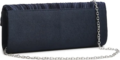 Miniatura 3 de Dasein Bolsos de noche de satén para mujer, bolsos de mano, bolsos de boda, bolsos formales, para fiesta, graduación, con diamantes de imitación