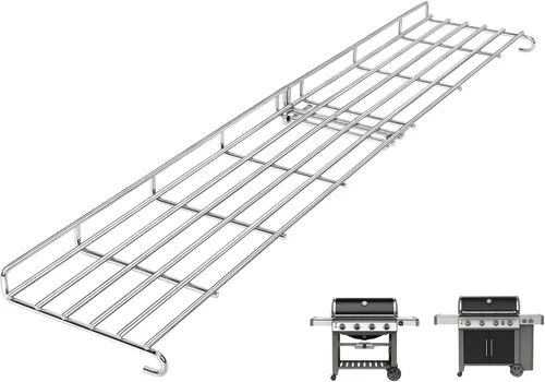 Miniatura 11 de QuliMetal Rejilla de calentamiento de acero inoxidable para Weber Spirit 200 y Spirit II 200 Series, compatible con modelos E/S-210, E/S-220