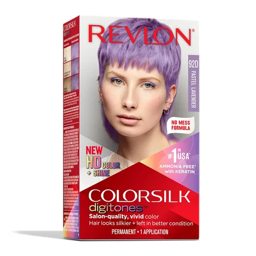 Miniatura 13 de Revlon ColorSilk Digitones - Tinte permanente para el cabello con queratina, azul plateado 91D, 1 unidad