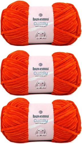 Miniatura 31 de Hilo de felpilla de terciopelo, súper suave y esponjoso, para tejer, hacer manualidades, color amigurumi, duradero para el desprendimiento, 3.53