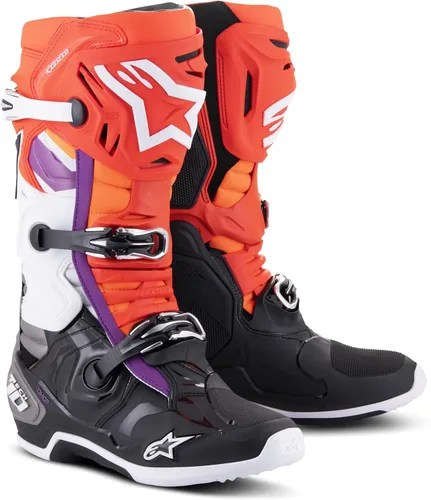 Miniatura 45 de Alpinestars Tech 10 Botas de motocross (Ultravioleta/Negro, 11)