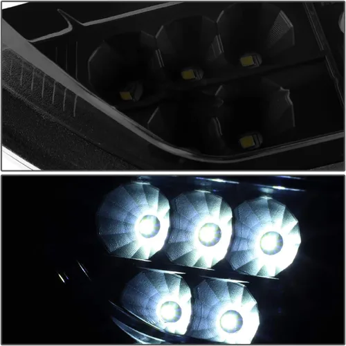 Miniatura 3 de DNA MOTORING 3BL-FM15-3D-LED-BK-SM - Tercera luz de freno LED de montaje alto con carcasa negra [compatible con Ford Mustang 15-18] Negro/humo