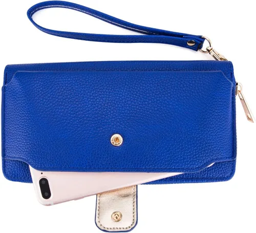 Miniatura 2 de Cartera de pulsera para mujer con soporte para teléfono celular con cremallera alrededor del bolso
