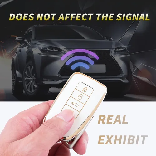 Miniatura 3 de Funda para llavero de Lexus, TPU suave de 360 grados de protección para Lexus 2014 en adelante RX es ES GS LS NX RC RS LX LC GX carcasa para llave