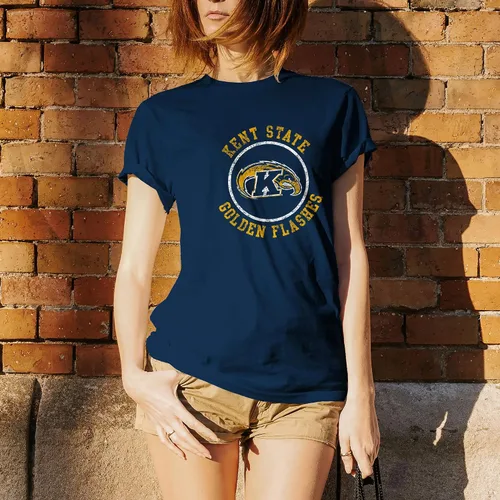 Miniatura 3 de UGP Campus Apparel AS04 - Camiseta con logotipo de círculo envejecido