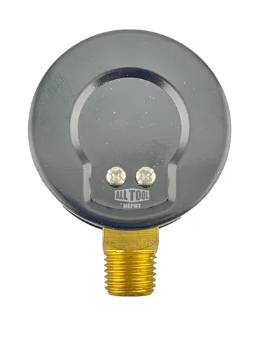 Miniatura 2 de Medidor de presión de aire de 1-1/2" con montaje inferior en el lado, rosca NPT de 1/8", esfera de 1-1/2" - 0 a 160 PSI