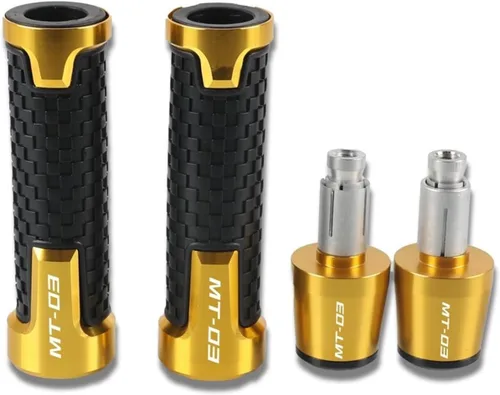 Miniatura 4 de Motorcycle Handlebar Motorcycle Aluminum Handlebar Grip Ends for MT03 MT-03 MT 03 2005-2020 2019 2018 2017 2016 7/8''22mm Handle Bar Grips Motorbike