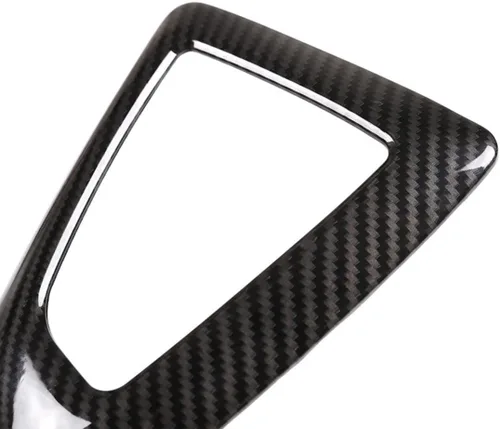 Miniatura 4 de Adhesivo de fibra de carbono para caja de cambios, marco de palanca de cambios, cubierta de marco, ajuste interior compatible con BMW F20 F21 F22