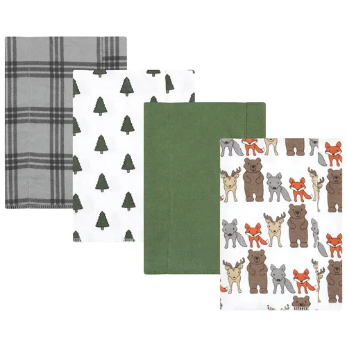 Miniatura 258 de Hudson Baby - Paños unisex de franela de algodón para bebé, bosque, talla única