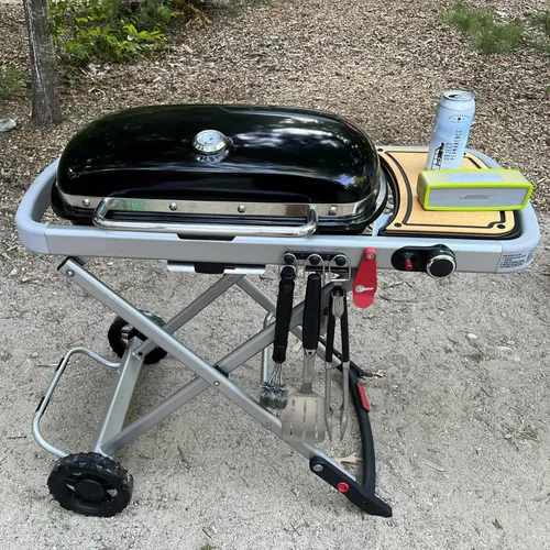 Miniatura 9 de SafBbcue Plancha de cocina de hierro fundido para Weber Traveler Portable Series Gas Grill, placa para Weber 9010001 9011701 9013001 9020001 9030001