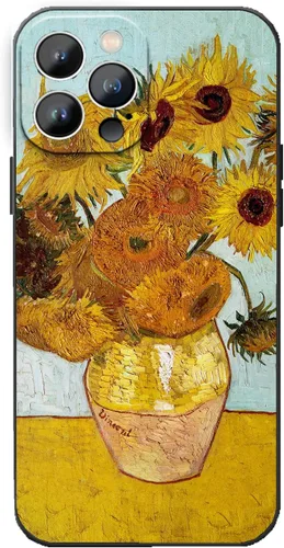 Miniatura 12 de Funda para iPhone 13, famosa funda de teléfono artístico, terraza de café por la noche por Vincent Van Gogh, protección de cuerpo completo de TPU
