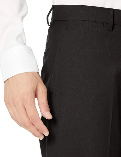 Miniatura 2 de Tienda Essentials Pantalón de vestir elástico para hombre con corte clásico, sin arrugas