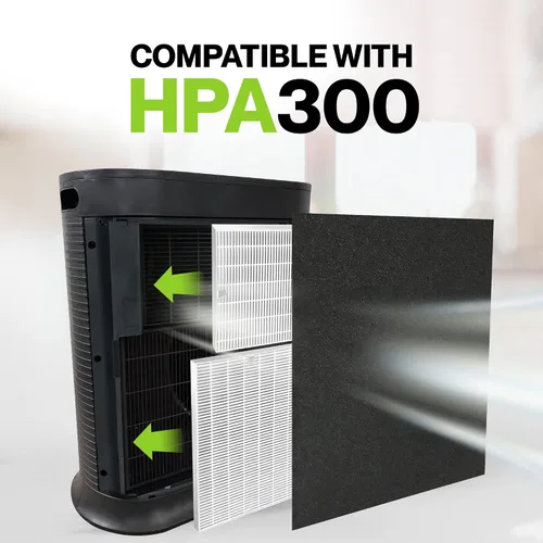 Miniatura 5 de Durabasics Juego de 3 filtros HEPA para filtros purificadores de aire HPA300 Honeywell y Honeywell HPA300 – Compatible con purificador de aire