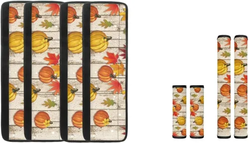 Miniatura 9 de DISNIMO Fundas para manija de puerta de refrigerador con calabaza otoñal, 8 piezas Kithchen para nevera, microondas, horno, lavavajillas, protector