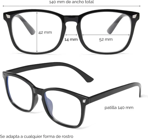 Miniatura 6 de Livho Gafas de Luz Azul de Alta Tecnología - Gafas de Computadora con Bloqueo Avanzado de Luz Azul - Fatiga por Pantalla y Protección UV * 2