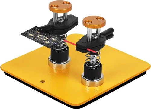 Miniatura 12 de Abrazadera de manos auxiliares de metal, soporte de soldadura de tercera mano ajustable para electrónica, manualidades DIY, manualidades, joyería