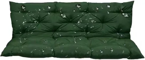 Cojines de columpio para muebles de exterior, cojín de banco exterior impermeable con respaldo, almohadilla de 2/3 plazas para patio, porche, jardín