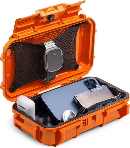 Miniatura 12 de Evergreen 56 ToughBox - Caja Protectora EDC Dry Box fabricada en Estados Unidos para la organización de cámaras, teléfonos, camping, pesca, Negro