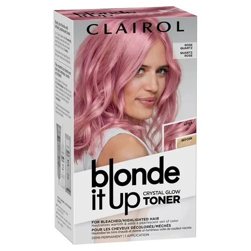 Miniatura 13 de Clairol Blonde It Up Crystal Glow Toners - Tinte semipermanente para el cabello, color perla luminoso, sin amoníaco, añade tonos nacarados a tonos