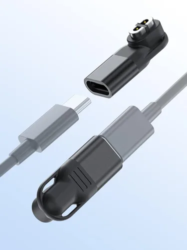 Miniatura 7 de seynli [Paquete doble] Adaptador USB C Convertidor de cargador para auriculares Aftershokz, compatible con Shokz Aeropex, OpenRun, OpenRun Pro