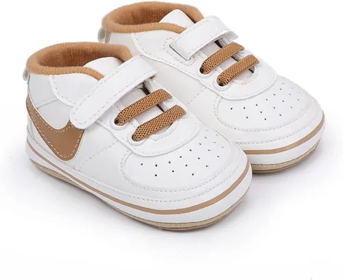 Miniatura 5 de Clowora Unsex - Zapatos de bebé para niños y niñas, tenis antideslizantes con suela de goma suave, zapatos ligeros
