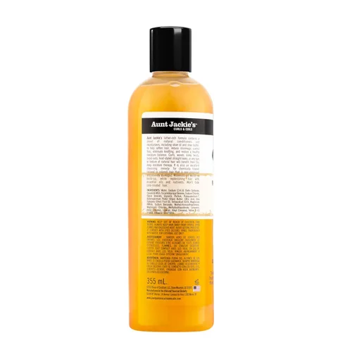 Miniatura 8 de Aunt Jackie's Curls and Coils Oh So Clean Champú Hidratante Profundo y Suavizante para Cabello para Rizos Naturales, Espirales y Ondas, Enriquecido