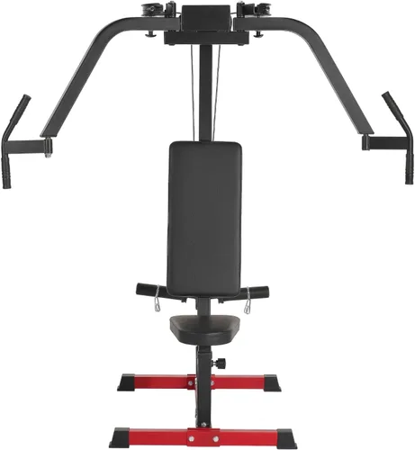 Miniatura 11 de VEVOR, máquina de apertura de pecho, máquina especializada para tren superior para gimnasio en casa, apertura ajustable y máquina de deltoides