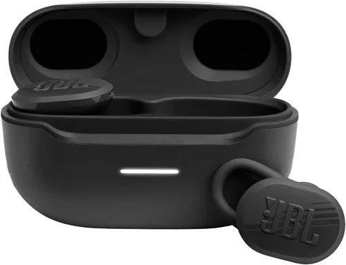 Miniatura 2 de JBL Endurance Race - Auriculares deportivos activos inalámbricos, impermeables, con micrófono y carga 5, altavoz Bluetooth portátil