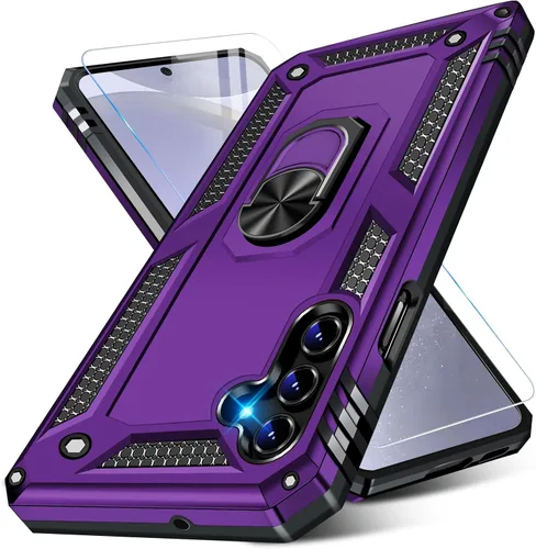 Miniatura 91 de Vaki Funda para Samsung Galaxy S22 5G con protector de pantalla integrado de grado militar, cubierta dura y resistente, funda resistente para Galaxy