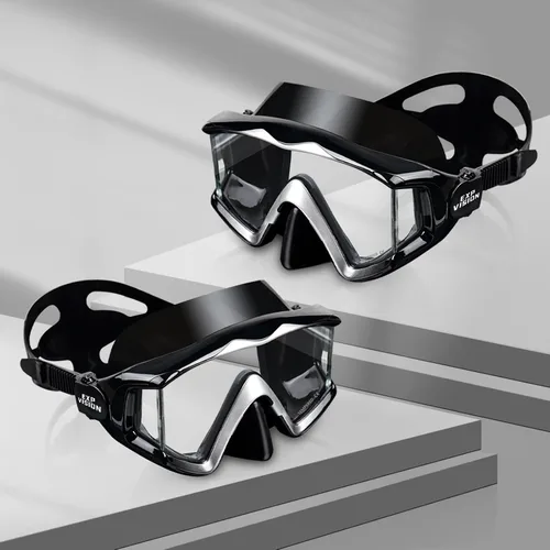 Miniatura 17 de Máscara de buceo Pano 3 para adultos, máscara de esnórquel de vidrio templado, máscara de natación antivaho sin fugas, gafas de natación con Azul