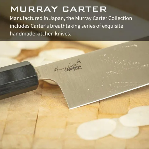 Miniatura 5 de Navajas Spyderco Murray Carter de cocina prémium - Cuchillos japoneses de firma altamente refinados para profesionales culinarios