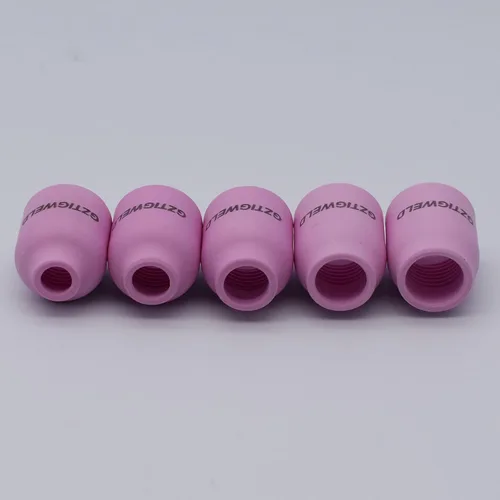 Miniatura 2 de 10 unids TIG lente gas alúmina boquilla cerámica taza 53n58 53n59 53n60 53n61 53n61s #4 #5 #6 # 7 #8 para la antorcha de soldadura TIG 9 20 25