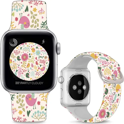 Miniatura 16 de Correas de reloj de silicona suave compatibles con Apple Watch de 1.496 in 1.575 in 1.614 in 1.654 in 1.732 in 1.772 in 1.811 in 1.929 in Ultra 2