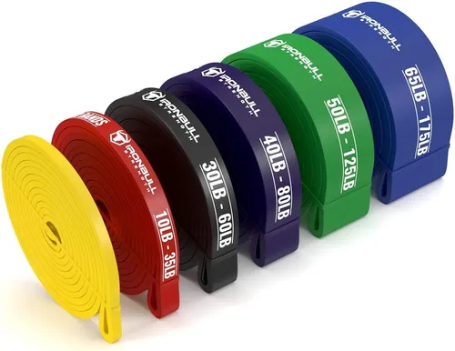 Miniatura 4 de Bandas elásticas prémium de resistencia para pullups; bandas de movilidad, de levantamiento de peso, para pullups, extradurables y resistentes
