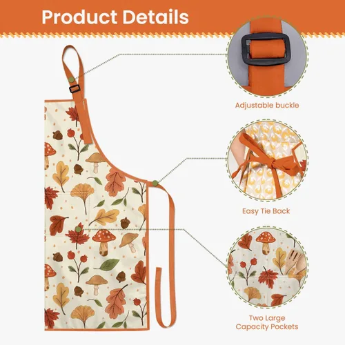 Miniatura 6 de SANDJEST Apron with Pocket for Women, Girls