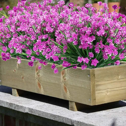 Miniatura 2 de Plantas y flores artificiales para exteriores, resistentes a los rayos UV