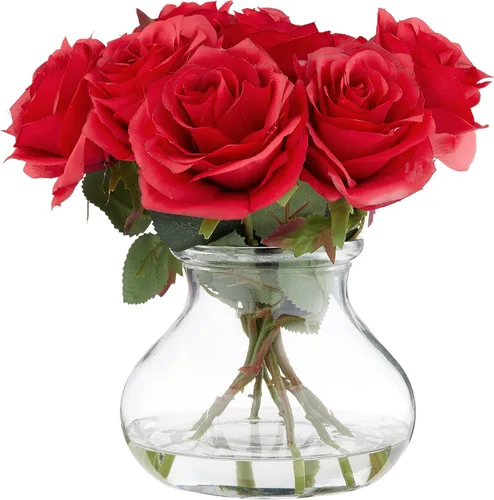 Miniatura 2 de Flor de seda casi natural de las rosas.