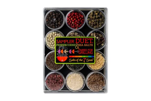 The Duet Sampler - Salas de mar y pimienta emparejadas para asar