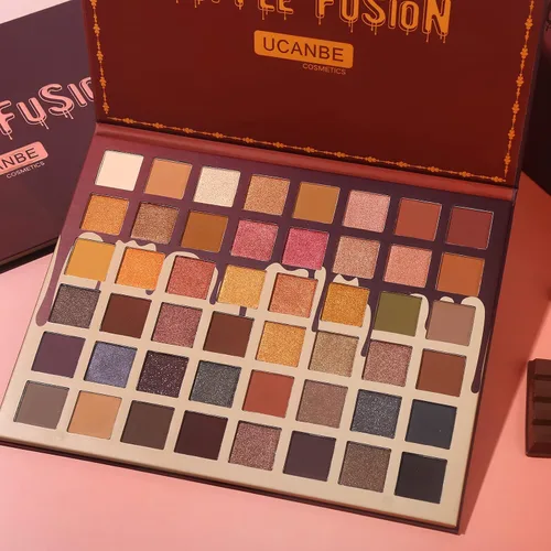 Miniatura 2 de UCANBE Toffee Fusion - Paleta de sombras de ojos nude, 48 tonos neutros, paleta de maquillaje de sombras de ojos Naked, kit de maquillaje mate