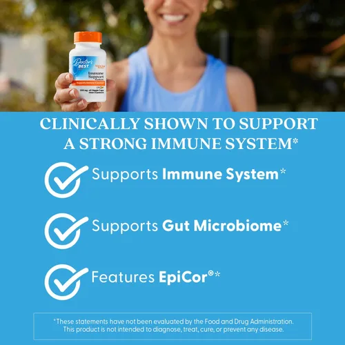 Miniatura 6 de Doctors Best EpiCor Suplemento posbiótico de apoyo inmunológico, 500 mg de fermentado de levadura seca por cápsula, apoyo para la salud inmune e
