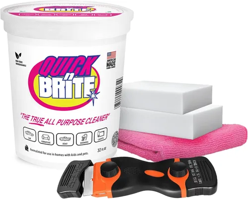 Miniatura 3 de Quick 'n Brite Pasta de limpieza multiusos, verdadero limpiador multiusos, concentrado, 30 onzas