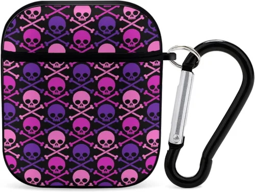 Miniatura 29 de Funda protectora de silicona compatible con AirPods 2 y 1 (camuflaje militar de camuflaje frío)