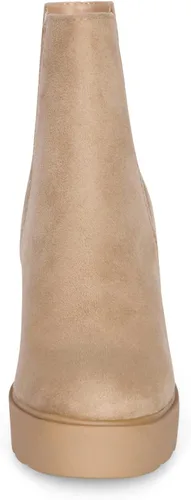 Miniatura 4 de DIVINE - Botines Chelsea con plataforma y punta redonda para mujer