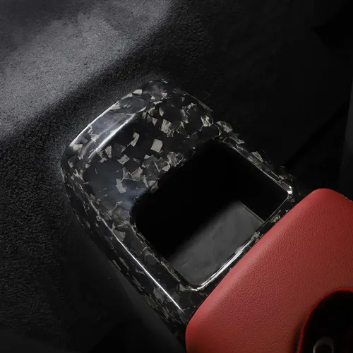 Miniatura 8 de CHEAYAR Caja de almacenamiento para reposabrazos de fibra de carbono real para Toyota Supra GR A90 A91 MK5 2019-2022, funda para reposabrazos hecha