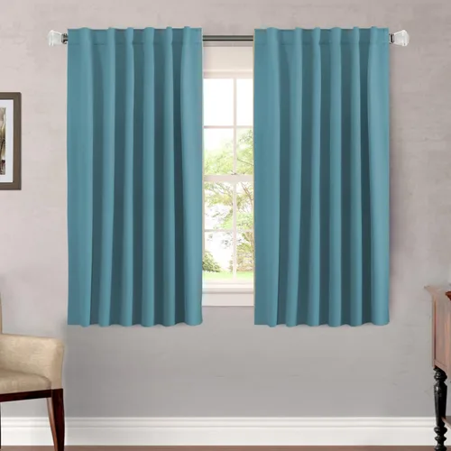Miniatura 85 de H.VERSAILTEX Cortinas opacas con aislamiento térmico, paneles de tratamiento de ventana, cortinas opacas para oscurecer la habitación, cortinas Gris