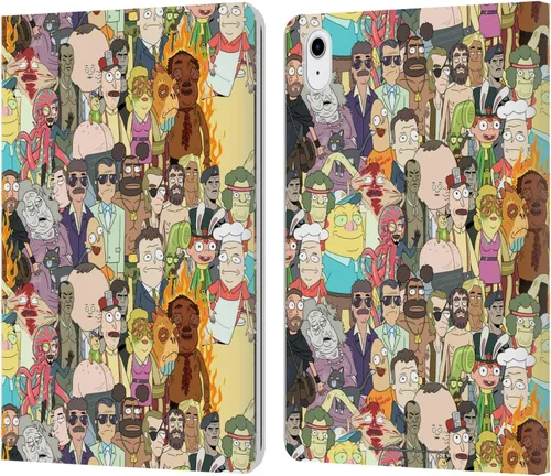 Miniatura 18 de Head Case Designs Funda de piel con licencia oficial de Rick and Morty Aliens Season 3, compatible con Apple iPad 10.2 2019/2020/2021