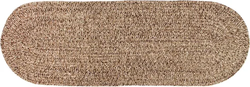 Miniatura 22 de Super Area Rugs Rustic Farmhouse Living - Alfombra trenzada reversible para interiores y exteriores, fabricada en Estados Unidos, color marrón