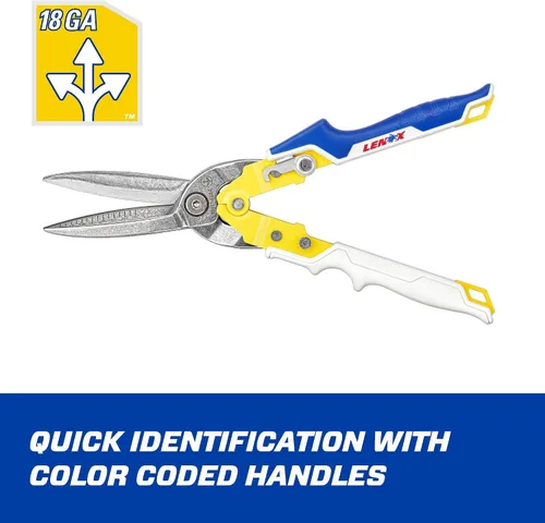 Miniatura 6 de LENOX TOOLS Alicates, Tijeras de Aviación Largas Rectas, Con Agarre Duradero (LXHT14344)