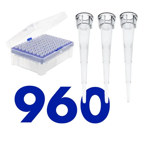 Miniatura 15 de Kashi Scientific 10000uL Puntas de pipeta universales para laboratorio en estuche, estériles, libres de DNasa/RNAsa, seguras contra pirógenos