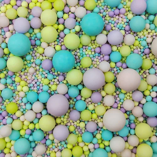 Miniatura 11 de Gránulos comestibles de azúcar de perlas azul real, dulces de tamaño mezclado para hornear, decoraciones comestibles para pasteles, coberturas
